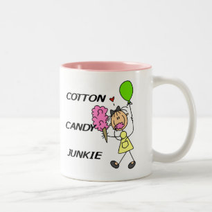 Tasse 2 Couleurs T-shirts et Cadeaux pour Accros de Barbe à Papa