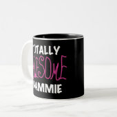 Tasse 2 Couleurs T-shirts et cadeaux roses totalement (Devant gauche)