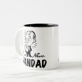 Tasse 2 Couleurs T-shirts et cadeaux Smiling New Grand-père (Devant gauche)