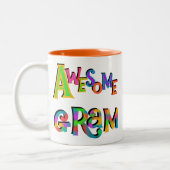 Tasse 2 Couleurs T-shirts et cadeaux superbes Gram (Gauche)