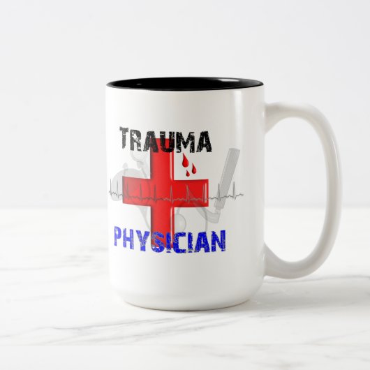 Tasse 2 Couleurs T-shirts et cadeaux uniques de médecin de (Droit)