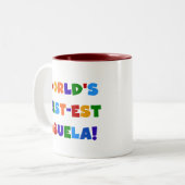 Tasse 2 Couleurs T-shirts lumineux de couleurs du Meilleur-est (Devant gauche)