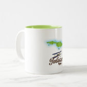 Tasse 2 Couleurs Tabarca Espagne Belle carte (Devant gauche)
