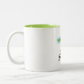 Tasse 2 Couleurs Tabarca Espagne Belle carte (Gauche)