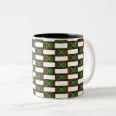 Tasse 2 Couleurs table de billard (Devant droit)