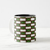 Tasse 2 Couleurs table de billard (Devant gauche)