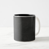 Tasse 2 Couleurs Tableau noir avec mot "inspirer" (Devant droit)