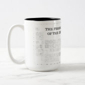Tasse 2 Couleurs Tableau périodique illustré des éléments (Gauche)