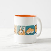 Tasse 2 Couleurs Tableaux (Devant droit)