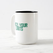 Tasse 2 Couleurs Tableur Excel Pro de conception de données Dépasse (Devant gauche)