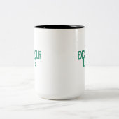 Tasse 2 Couleurs Tableur Excel Pro de conception de données Dépasse (Centre)