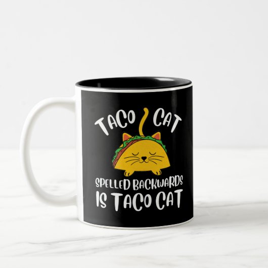 Tasse 2 Couleurs Taco Cat (Gauche)