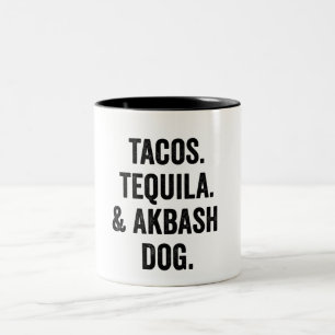 Tasse 2 Couleurs Tacos Tequila Et Akbash Chien Drôle
