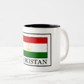 Tasse 2 Couleurs Tadjikistan (Devant droit)