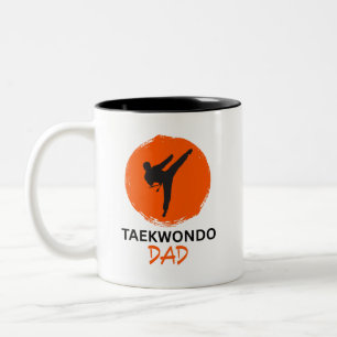 Tasse 2 Couleurs Taekwondo Papa
