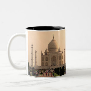 Tasse 2 Couleurs Taj Mahal avec des gens
