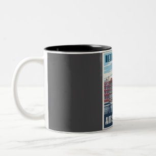 Tasse 2 Couleurs Talking Heads Retro Gig