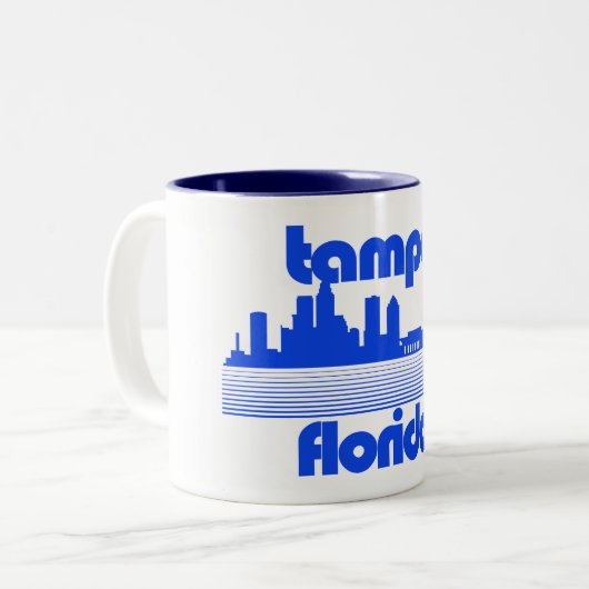 Tasse 2 Couleurs Tampa Floride (Devant gauche)