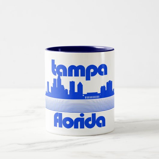 Tasse 2 Couleurs Tampa Floride (Centre)