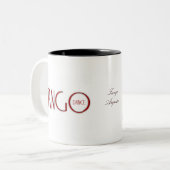 Tasse 2 Couleurs Tango dansez (Devant gauche)
