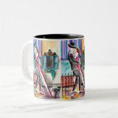 Tasse 2 Couleurs Tango de ronronnement - Ronroneando (Devant gauche)