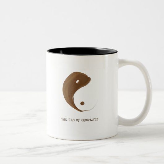 Tasse 2 Couleurs tao du chocolat (Droit)