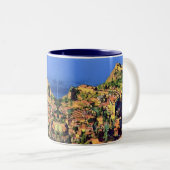 Tasse 2 Couleurs TAORMINE - Sicile - (Devant droit)