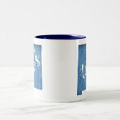 Tasse 2 Couleurs Taos Nouveau Mexique Grain de bois (Centre)