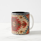 Tasse 2 Couleurs Tapis Oriental (Devant droit)