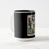 Tasse 2 Couleurs Tarot de la Mort (Devant gauche)