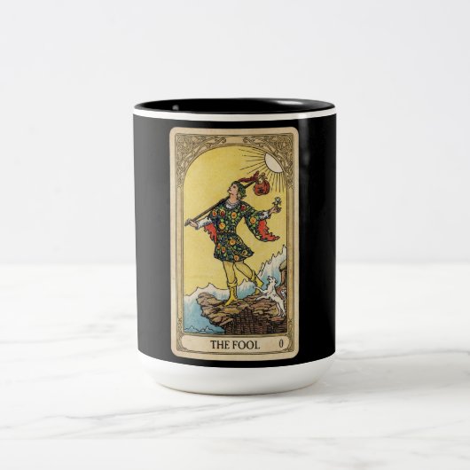 Tasse 2 Couleurs Tarot du Fou (Centre)