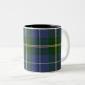 Tasse 2 Couleurs Tartan de la Nouvelle-Écosse (Devant droit)