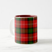 Tasse 2 Couleurs Tartan. de Mackintosh (Devant gauche)