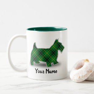 Tasse 2 Couleurs Tartan du clan MacArthur Scottish Terrier écossais