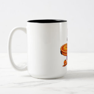 Tasse 2 Couleurs Tarte au potiron pour Halloween, Chef loup-garou