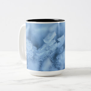 Tasse 2 Couleurs "Tasse à café en forme de glaçon bleu ciel : Déten