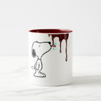 "Tasse amusante Chien affamé & Chocolat qui coule"