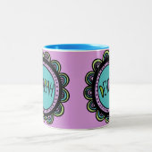 Tasse 2 Couleurs Tasse-Devorah juive de café de cadeau (Centre)