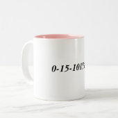 Tasse 2 Couleurs "Tasse d'ISBN de princesse Bride" (Devant gauche)