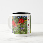 Tasse 2 Couleurs Tasse-Meadowlark du Wyoming (Devant gauche)