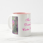 Tasse 2 Couleurs Tasse-personnaliser de cactus (Devant gauche)
