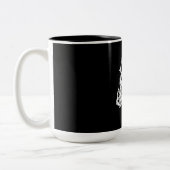 Tasse 2 Couleurs Tatouage blanc noir élégant classique frais de (Gauche)