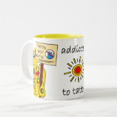 TASSE 2 COULEURS TATTS... PAS DE CHATS ! (Devant gauche)