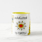 TASSE 2 COULEURS TATTS... PAS DE CHATS ! (Centre)