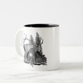 Tasse 2 Couleurs Taureau et mâle 3 (Devant gauche)