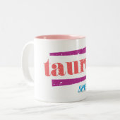 Tasse 2 Couleurs Taureau LtPink (Devant gauche)
