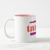 Tasse 2 Couleurs Taureau LtPink (Gauche)