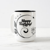 Tasse 2 Couleurs Taza blanca cafe (Devant gauche)