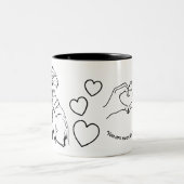 Tasse 2 Couleurs Taza combo,15 oz,cafe (Centre)