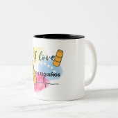 Tasse 2 Couleurs taza con motivo tradicional aperitivo venezolano  (Devant droit)